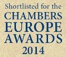 АЛРУД – номинант Chambers Europe Awards for Excellence 2014