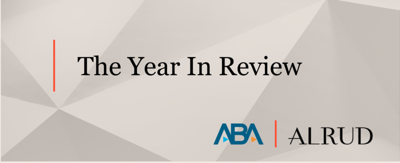 ALRUD Corporate experts prepared an article for “The Year In Review” of ABA